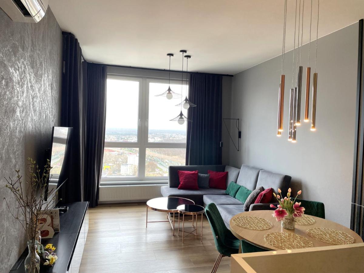 ורשה Praga 23Rd Floor High-Class Apartment מראה חיצוני תמונה